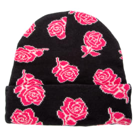 Patterned Knit Beanie Hat