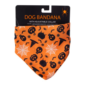 Halloween Dog Bandana With Adjustable Collar