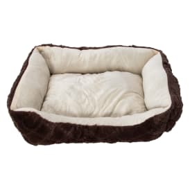 Luxe Solid Cuddler Pet Bed 20in x 16in