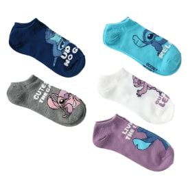 Disney Stitch Ladies Low-Cut Socks 5-Pack