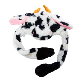 Fuzzy Animal Squeeze Hat With Moving Ears