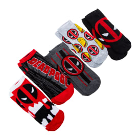 Ladies Marvel Deadpool Drip Low-Cut Socks 5-Pack