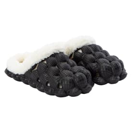 Ladies Fur-Lined Bubbly Clogs