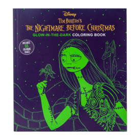 Disney Tim Burton's The Nightmare Before Christmas Glow-In-The-Dark Coloring Book