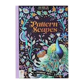 Kaleidoscope Coloring Pattern Scapes Poster Art Book