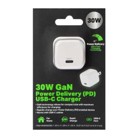 30W GaN Power Delivery USB-C Charger