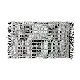 Black And White Chindi Rug