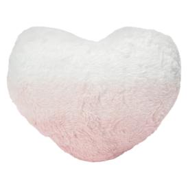 Faux Fur Heart Pillow