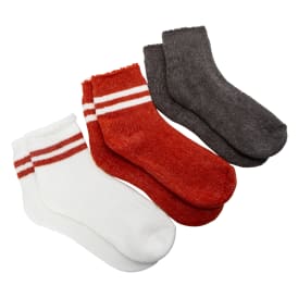 Ladies Terry Sweatshirt Socks 3-Pack