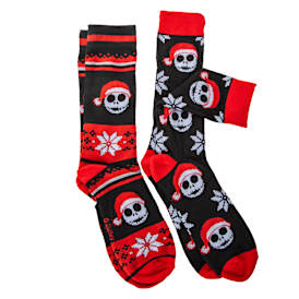 Tim Burton's The Nightmare Before Christmas Crew Socks 2-Pairs