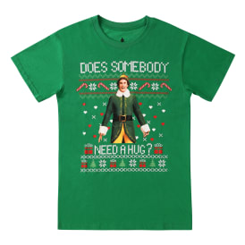 Elf 'Does Somebody Need A Hug' Graphic Tee