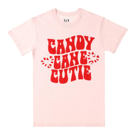 'Candy Cane Cutie' Christmas Graphic Tee