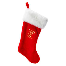 Red Monogram Stocking