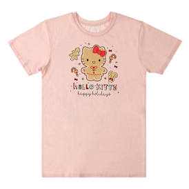 Kid's Hello Kitty® 'Happy Holidays' Graphic Tee