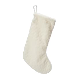 Fur Heart Christmas Stocking