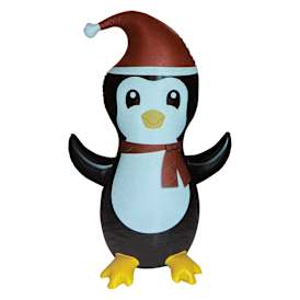 Inflatable Penguin Christmas Decor