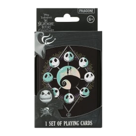 Disney Tim Burton's The Nightmare Before Christmas Playing Cards With Tin