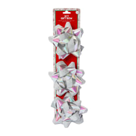 Glitter Christmas Gift Bows 3-Count