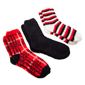 Ladies Cozy Crew Socks 3-Pack