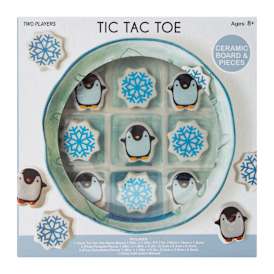 Tic Tac Toe Ceramic Board Game And Pieces