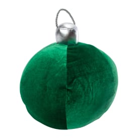 Green Pillow Christmas Ornament 10in x 9in