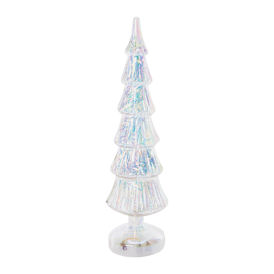 Light-Up Iridescent Christmas Tree 11.81in