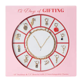 12 Days Of Gifting Bracelet With Interchangeable Charms