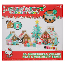 Hello Kitty and Friends® 3D Gingerbread Village Heat & Fuse Melty Beads Set