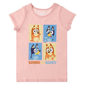 Kid's Bingo & Bluey™ Graphic Tee - Pink