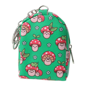 Mini Mushroom Backpack Coin Purse Keychain