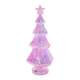 LED Iridescent Christmas Tree 4.72in x 11.81in