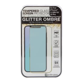 iPhone 11®/Xr® Glitter Ombre Tempered Glass Screen Protector