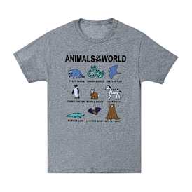 Animals Of The World Graphic Tee