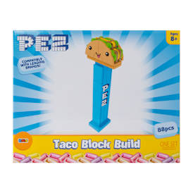 PEZ® Food Block Build Candy Dispenser Toy Set