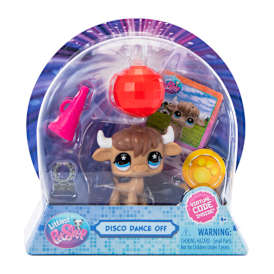 Littlest Pet Shop® Disco Dance Off Bull Figurine