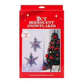 Iridescent Snowflakes 2-Count