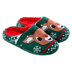 Ladies Rudolph The Red-Nosed Reindeer® Slippers