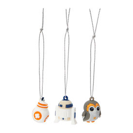 Disney Start Wars Mini Christmas Tree Ornaments 3-Set