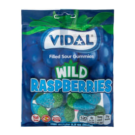 Vidal® Wild Raspberries Filled Sour Gummies 3.5oz