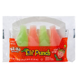 Nik-L-Nip Mini Drinks Elf Punch 4-pack bottles