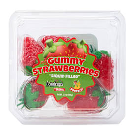 Liquid Filled Gummy Strawberries Candy 3.8oz