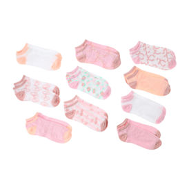 Ladies Low Cut Socks 10-Pack