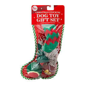 Christmas Stocking Dog Toy Gift Set 5-Pack