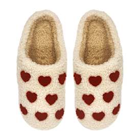 Ladies Valentine's Icon Fluffy Slipper