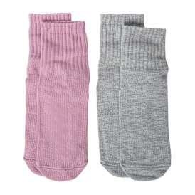 Ladies Mid Crew Slouch Socks 2-Pairs