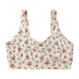 Floral Print Cottagecore Bralette