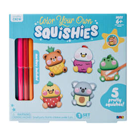 Crafty Crew Color Your Own Squishies Set