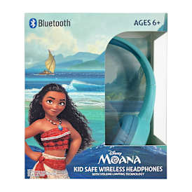 Disney Moana Kid Safe Wireless Bluetooth Headphones