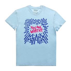 'You Are Worthy' by Lo Harris Graphic Tee