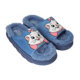 Juniors Aristocats Purr-Fect Fluffy Slippers